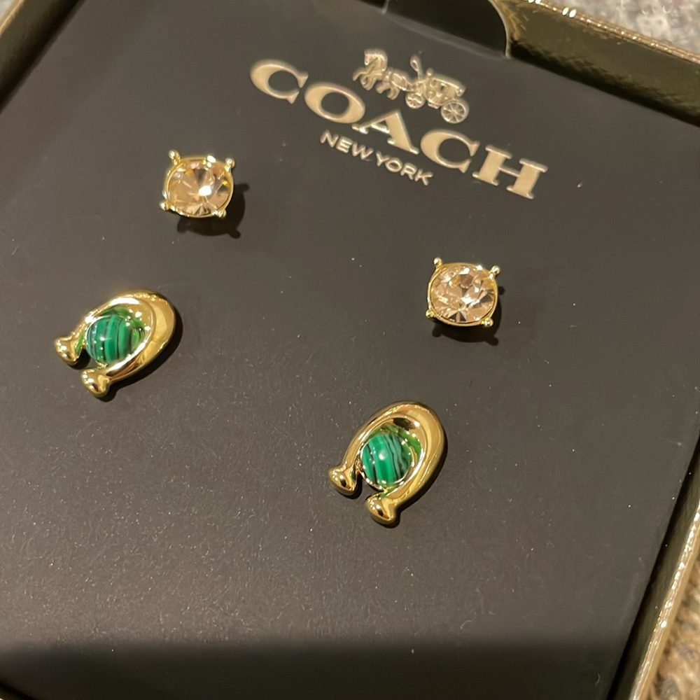 2 Set COACH EARRING - Picture 4 of 5